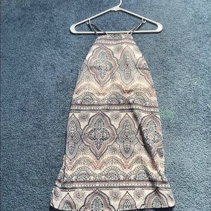 cute print hater dress